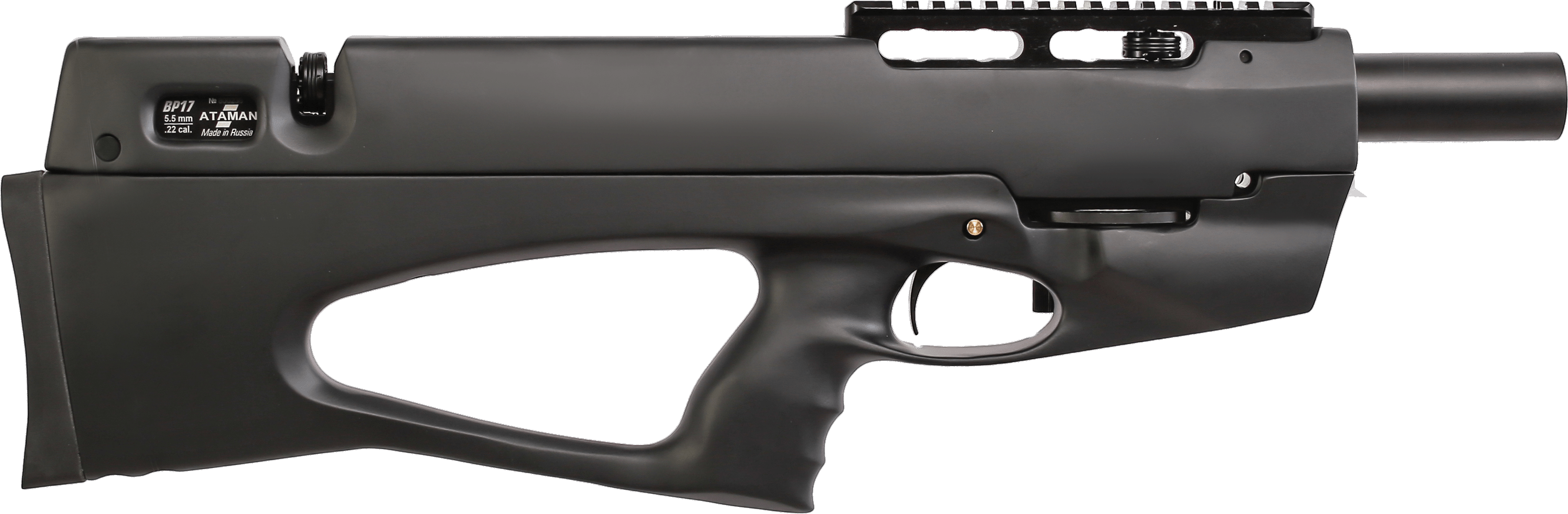 Пневматическая PCP винтовка ATAMAN Булл-пап BP17, кал.5,5мм (Soft-Touch Black)