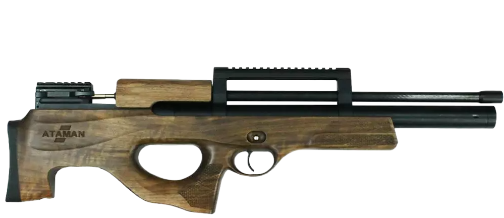 Пневматическая PCP винтовка ATAMAN Булл-пап ML15, кал.6,35мм (Soft-Touch Olive)