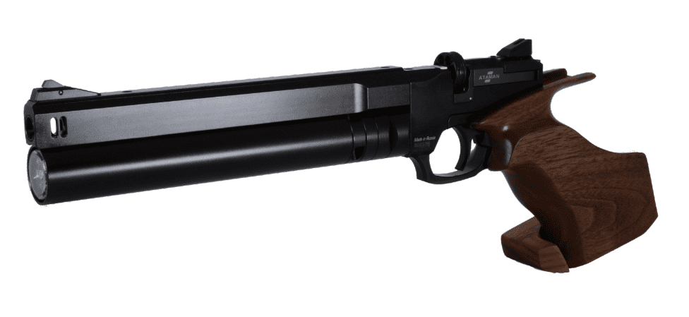 Пневматический PCP пистолет ATAMAN AP16 Black Standart (рукоятка Walnut SP), кал. 4.5мм