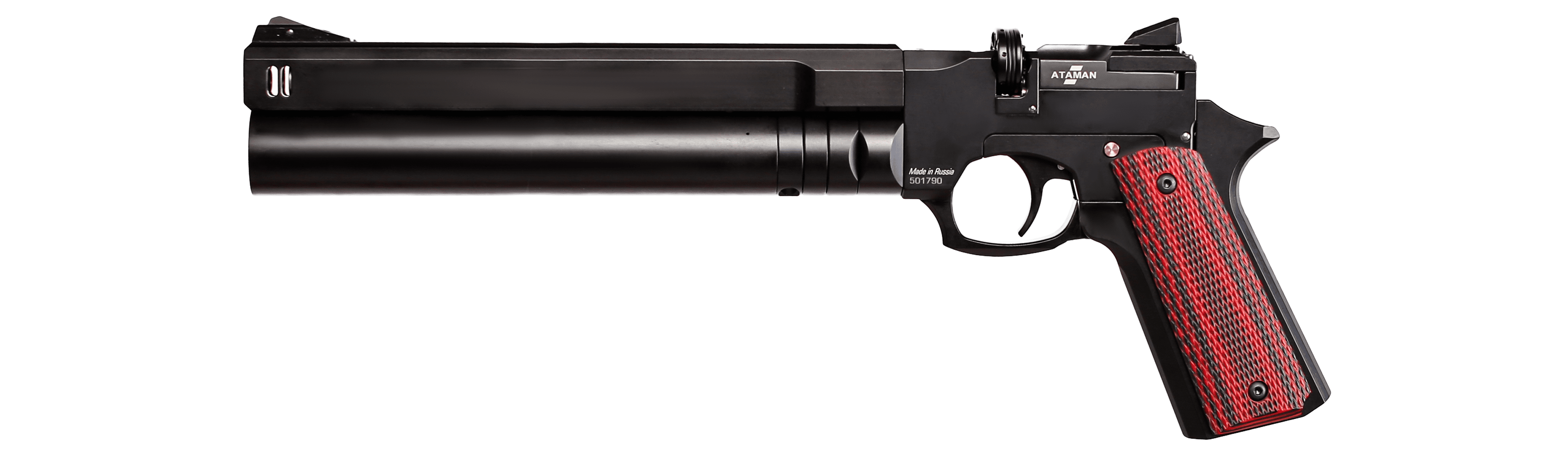 Пневматический PCP пистолет ATAMAN AP16 Black Standart (рукоятка Metal), кал. 4.5мм