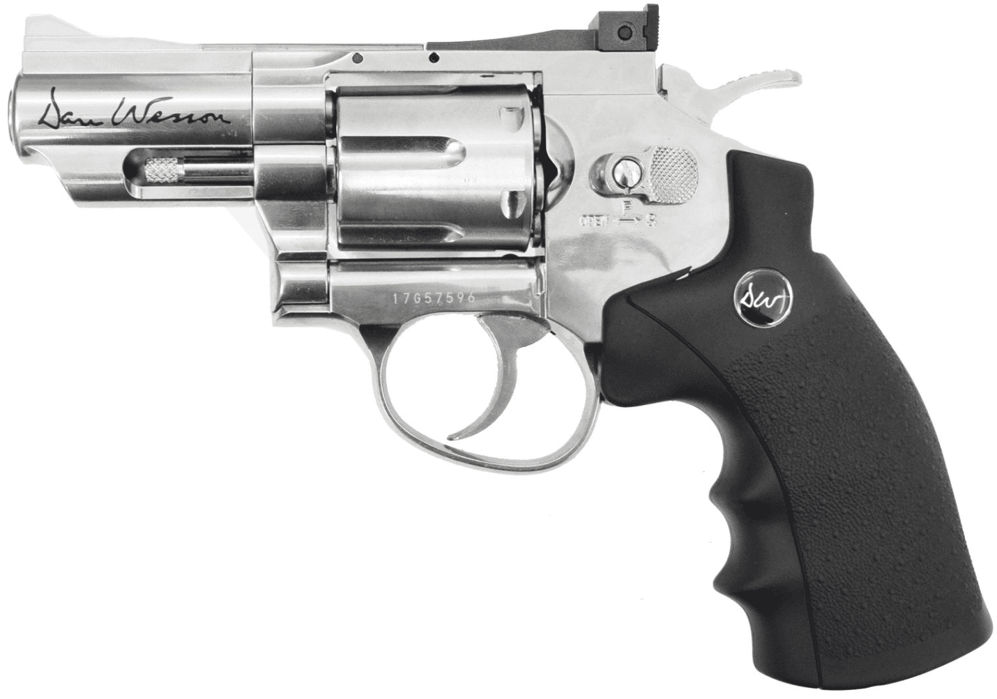 Пневматический револьвер ASG Dan Wesson 2,5 Silver пулевой 4,5мм