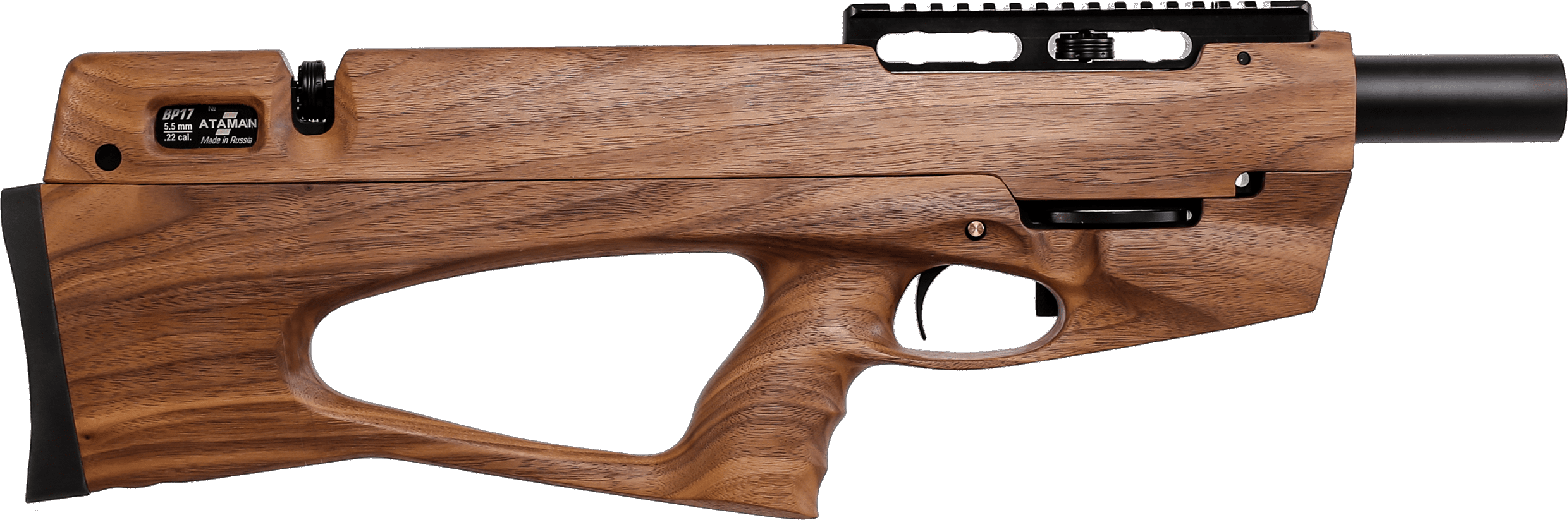Пневматическая PCP винтовка ATAMAN Булл-пап BP17, кал.4,5мм (Walnut)