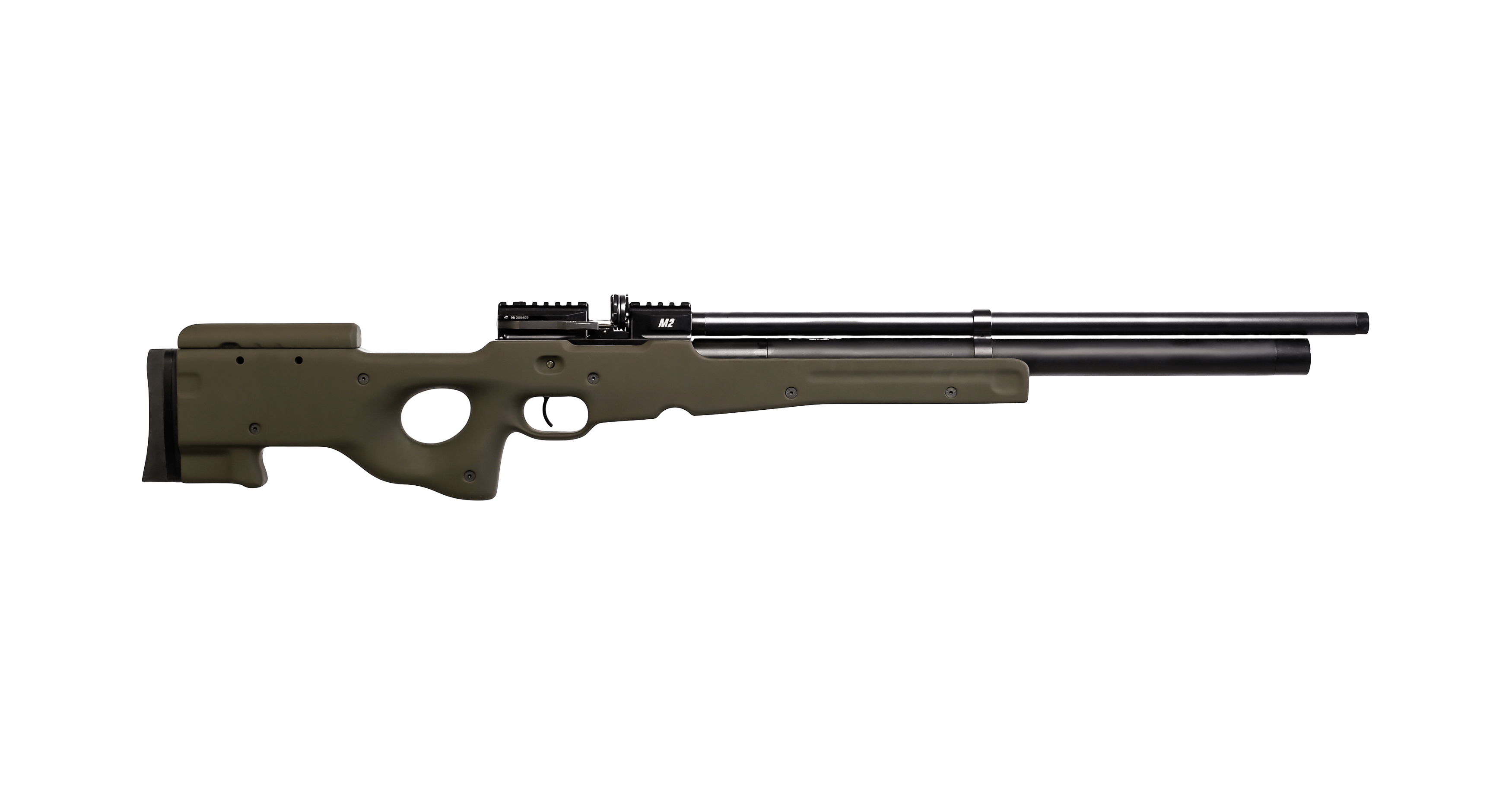 Пневматическая PCP винтовка ATAMAN M2R Карабин Тактик Тип 2, кал.7,62мм (Soft-Touch Black)