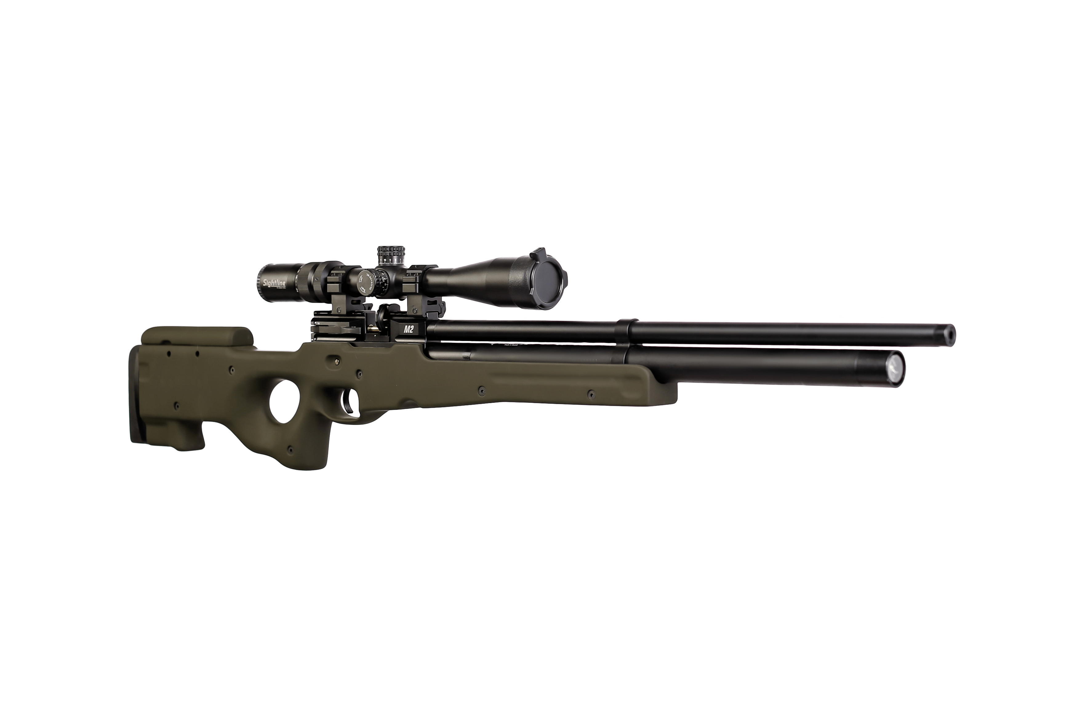Пневматическая PCP винтовка ATAMAN M2R Карабин Тактик Тип 2, кал.9мм (Soft-Touch Olive)