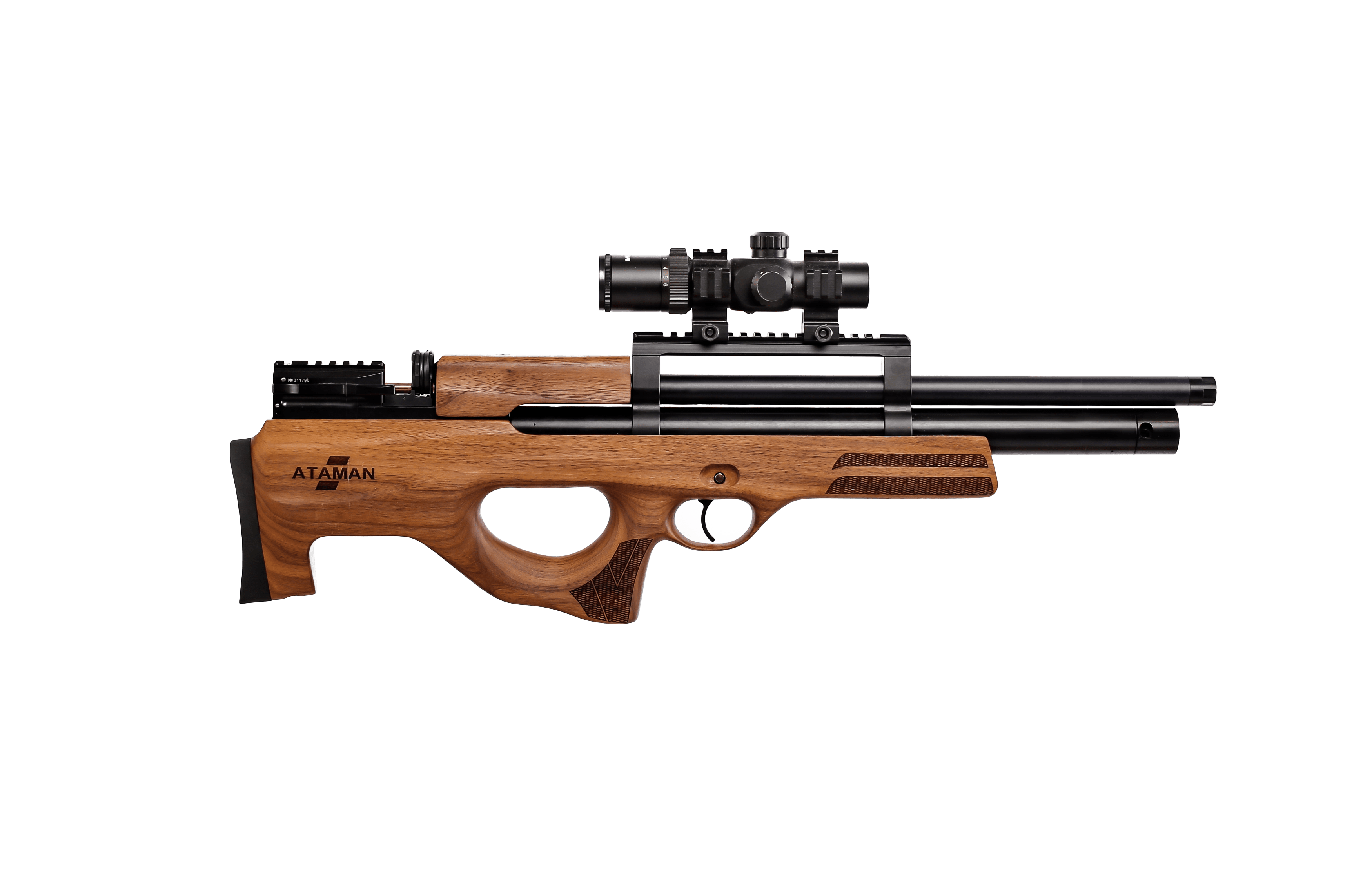 Пневматическая PCP винтовка ATAMAN M2R Булл-пап Тип 1, кал.9мм (Walnut)