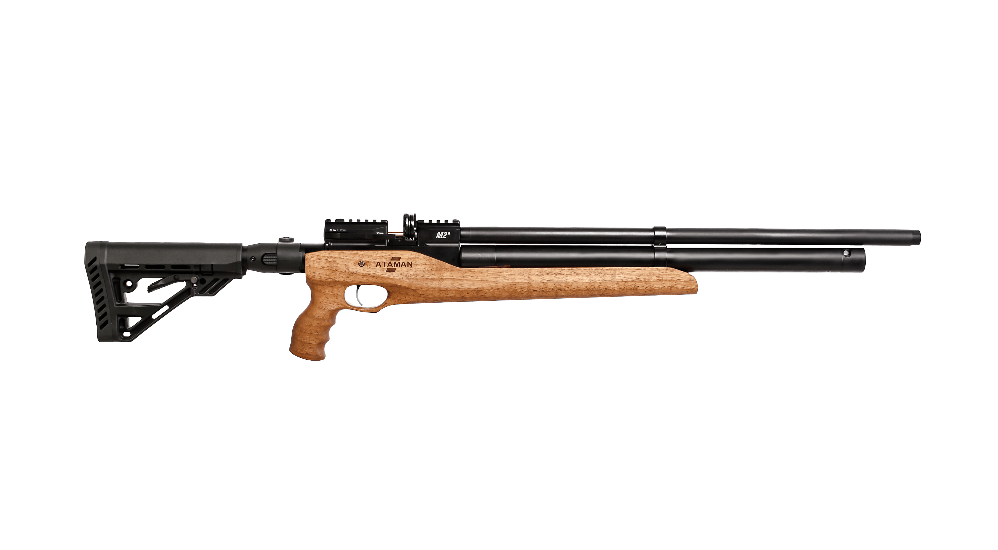 Пневматическая PCP винтовка ATAMAN M2R Карабин Тактик Тип 4, кал.4,5мм (Walnut)
