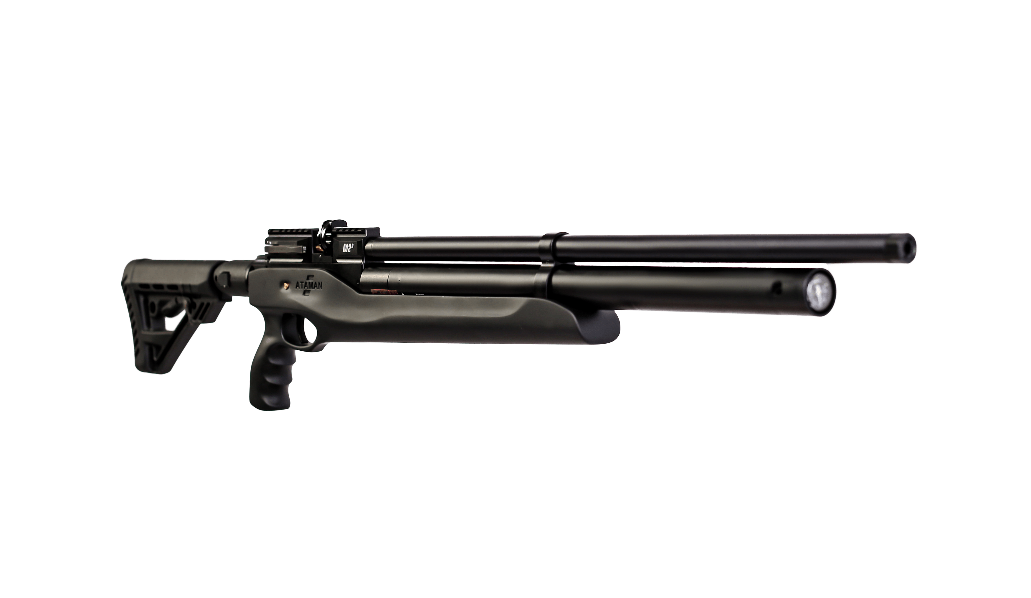 Пневматическая PCP винтовка ATAMAN M2R Карабин Тактик Тип 4, кал.7,62мм (Soft-Touch Black)