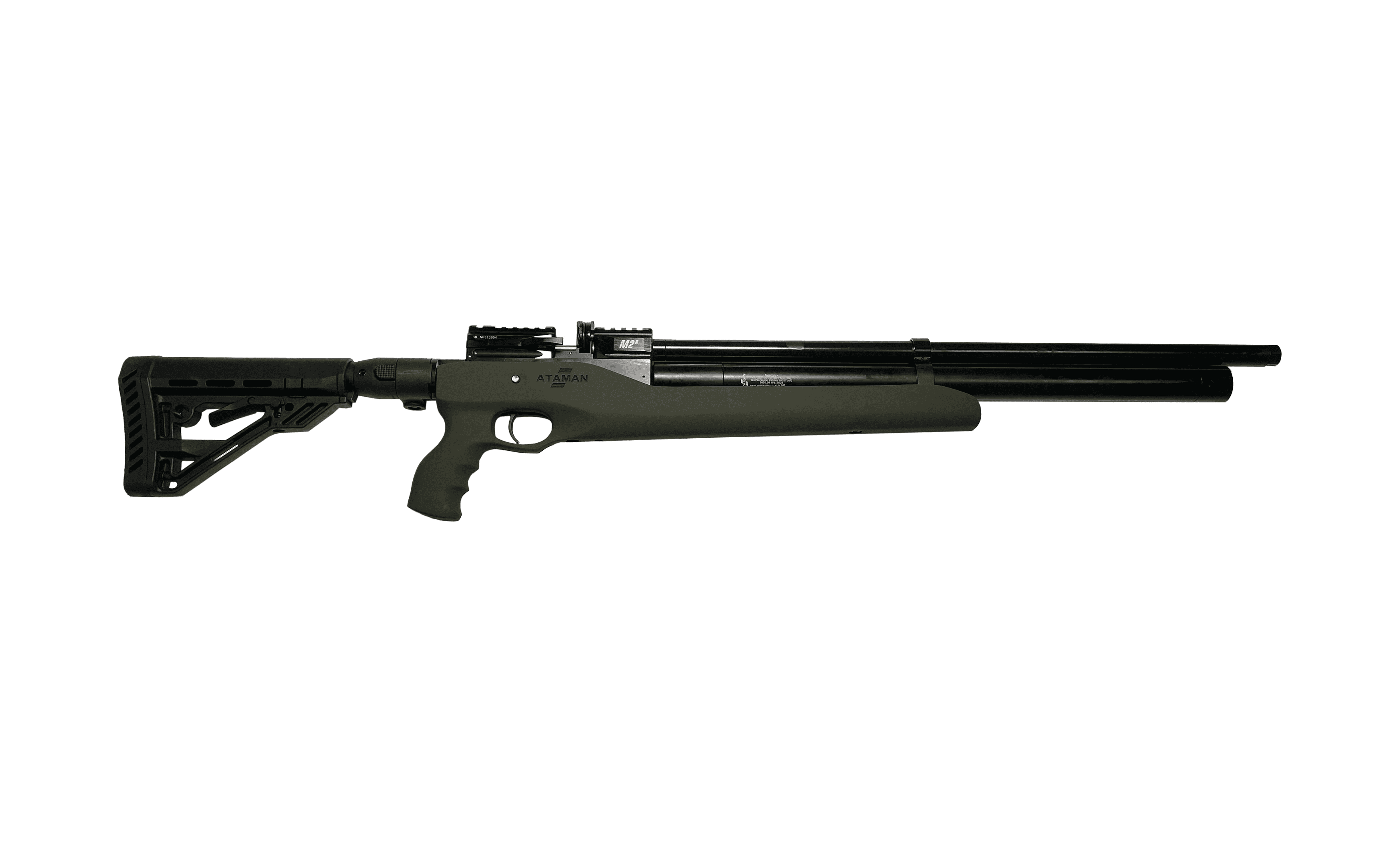 Пневматическая PCP винтовка ATAMAN M2R Карабин Тактик Тип 4, кал.4,5мм (Soft-Touch Olive)
