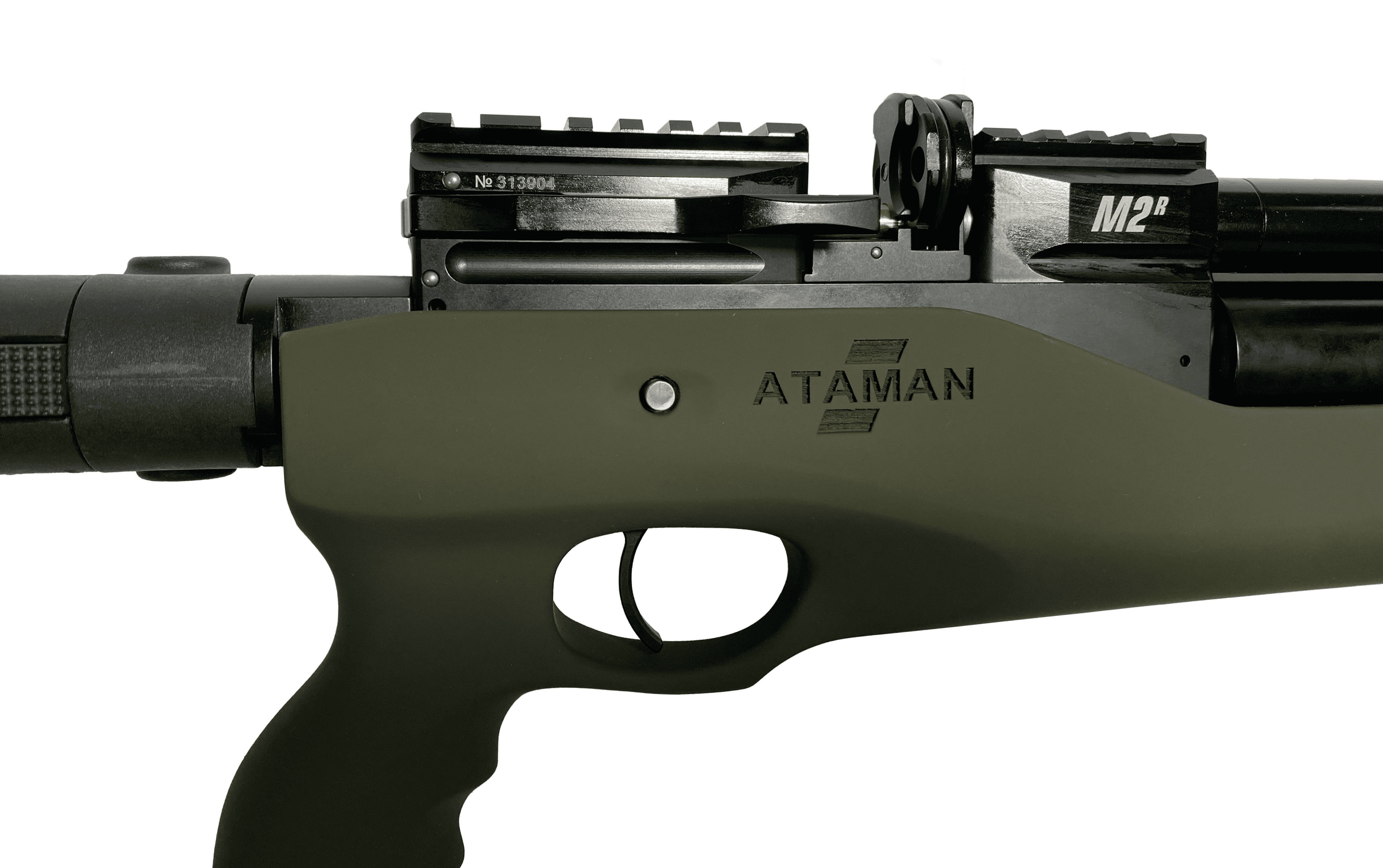 Пневматическая PCP винтовка ATAMAN M2R Карабин Тактик Тип 4, кал.4,5мм (Soft-Touch Olive)