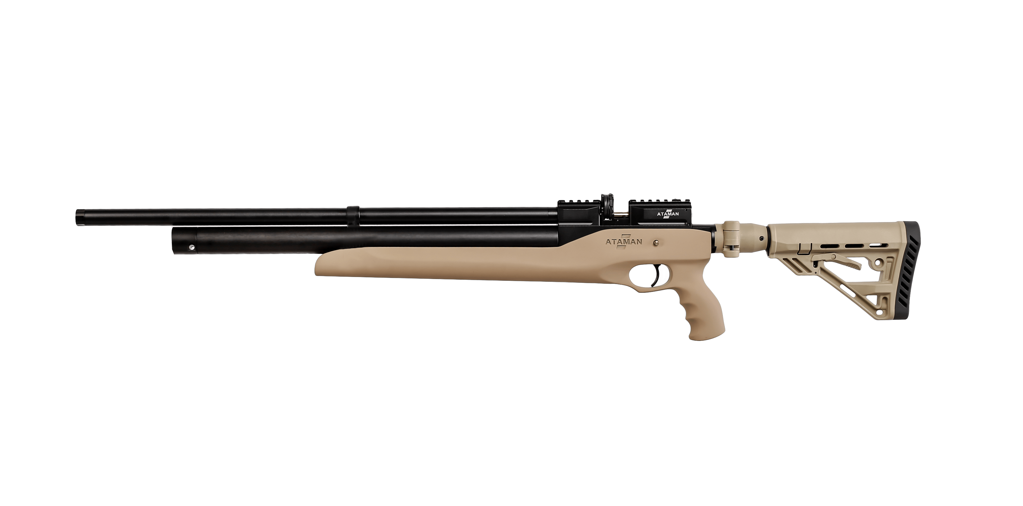 Пневматическая PCP винтовка ATAMAN M2R Карабин Тактик Тип 4, кал.6,35мм (Soft-Touch Sandy)