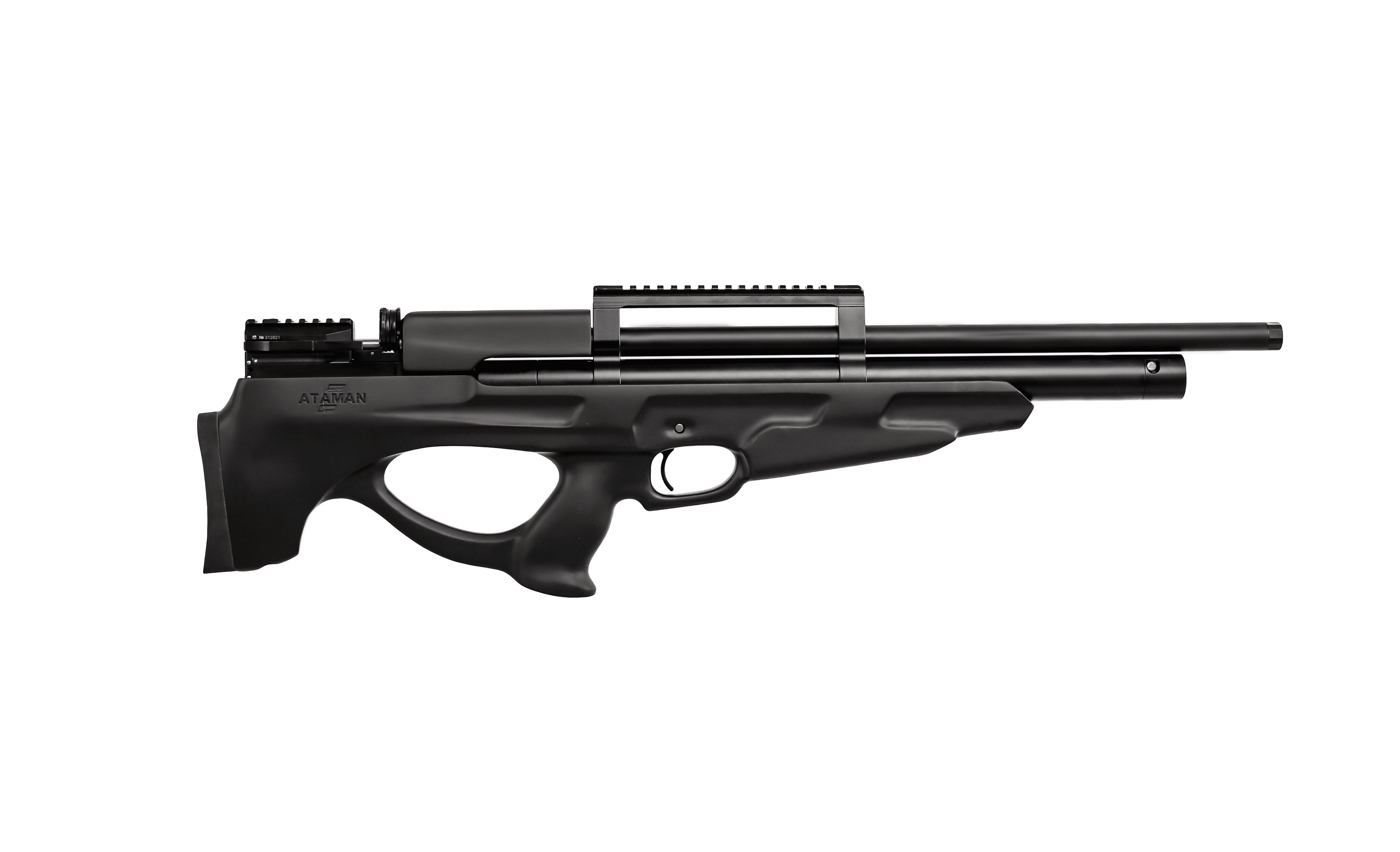 Пневматическая PCP винтовка ATAMAN M2R Булл-пап Тип 2, кал.9мм (Soft-Touch Black)