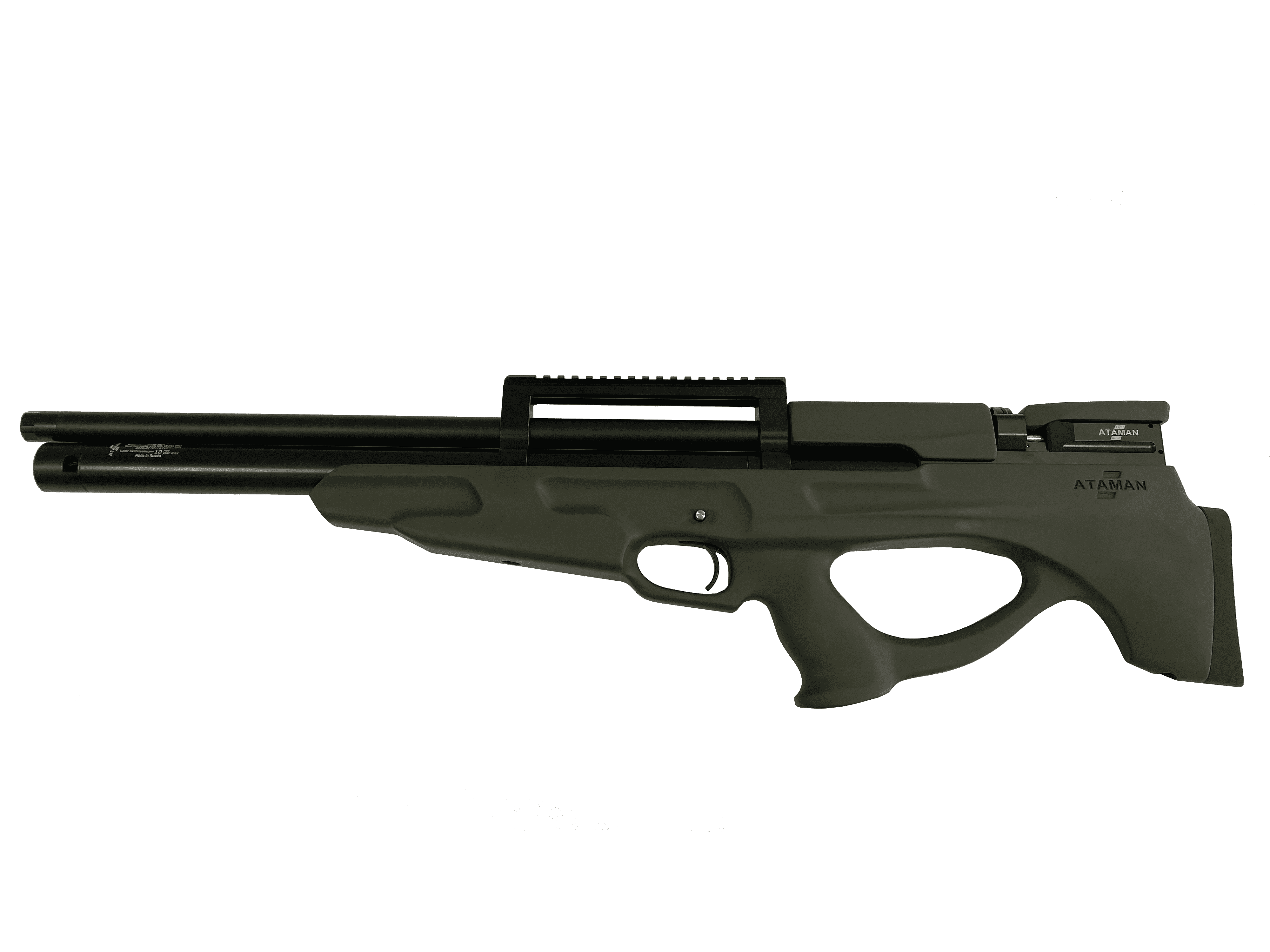 Пневматическая PCP винтовка ATAMAN M2R Булл-пап Тип 2, кал.7,62мм (Soft-Touch Olive)