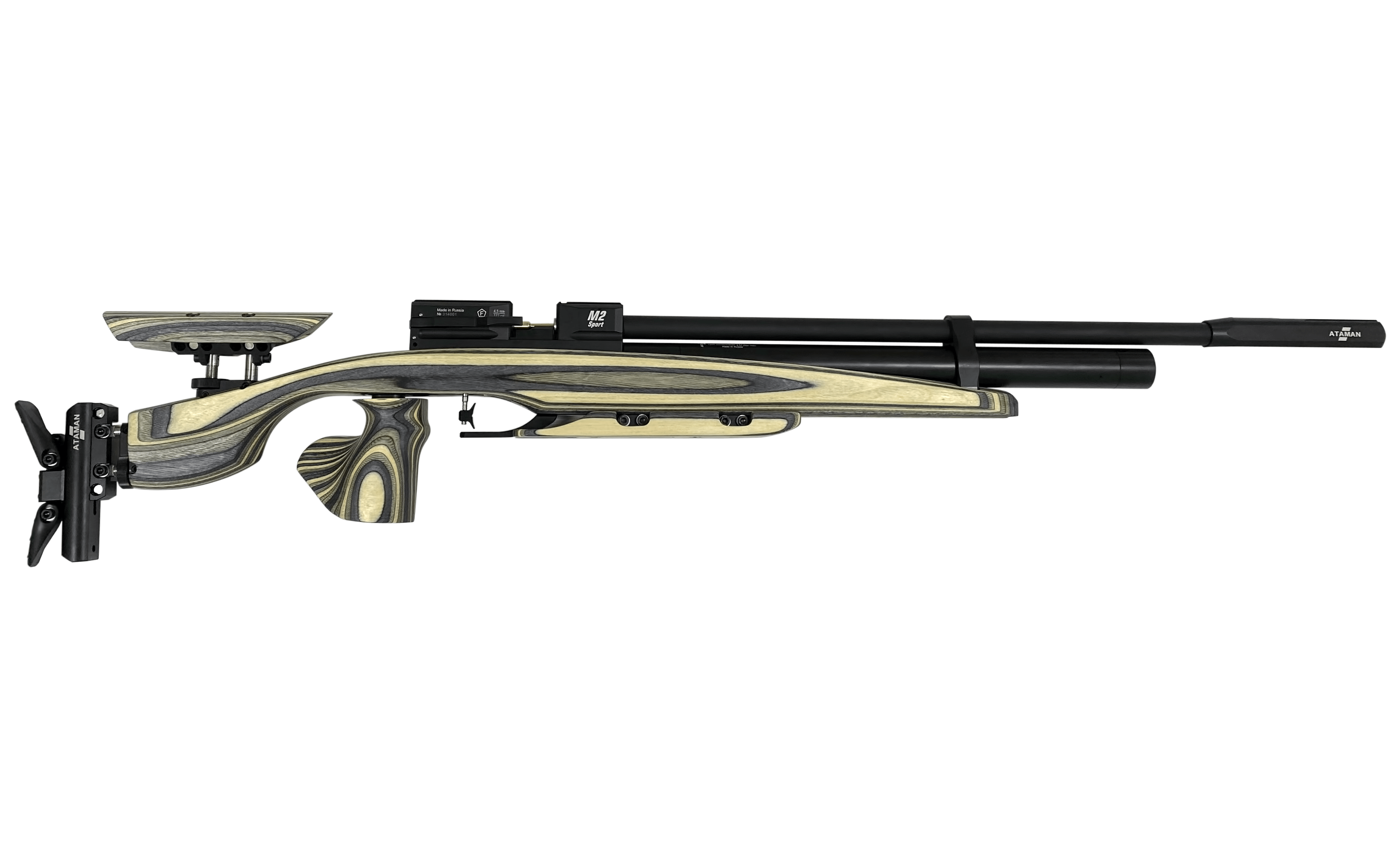 Пневматическая PCP винтовка ATAMAN M2R Sport Match Премиум, кал.4,5мм (Laminate №11)