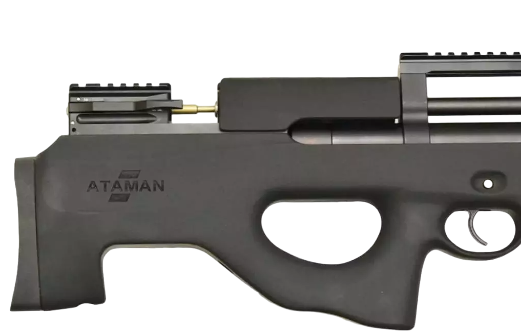 Пневматическая PCP винтовка ATAMAN Булл-пап ML15, кал.6,35мм (Soft-Touch Black)