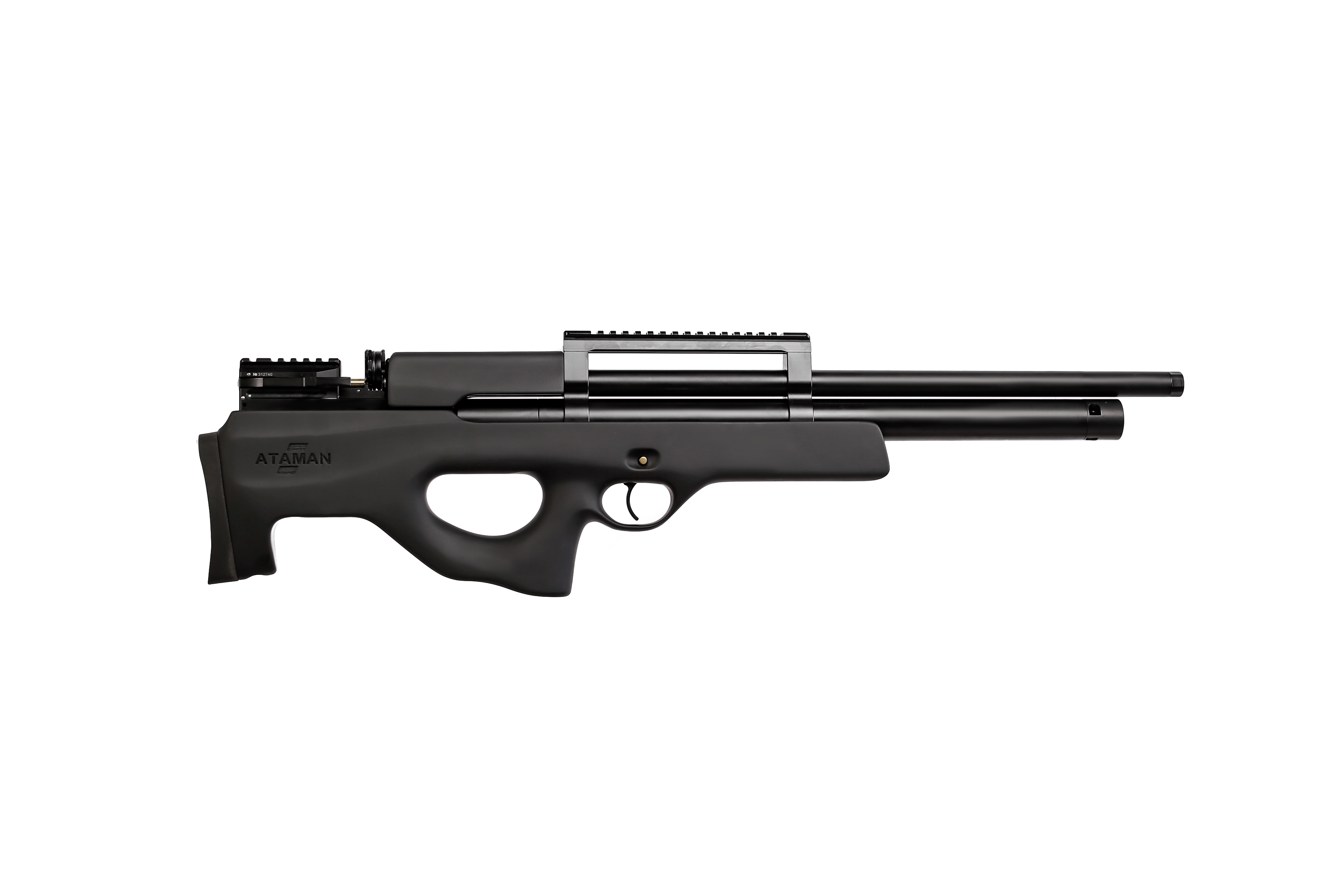 Пневматическая PCP винтовка ATAMAN M2R Булл-пап Тип 1, кал.9мм (Soft-Touch Olive)