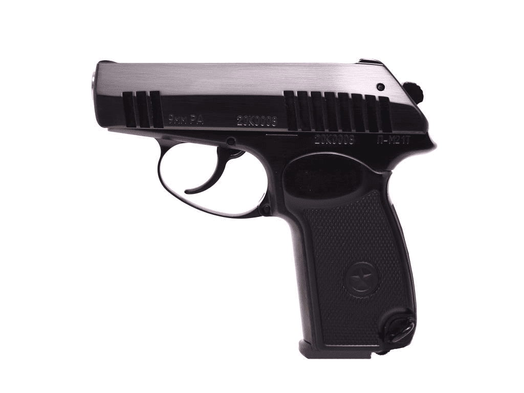 Травматический пистолет П-М21Т 9мм. Р.А. (полированный)